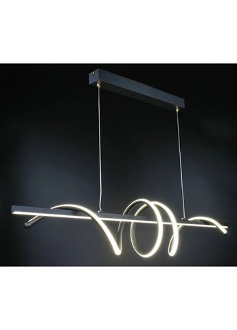 Люстра світлодіодна підвісна LED світильник для квартири на стелю ледве 27014 Чорний 30-100х20х100 см. Sunnysky (324396611)