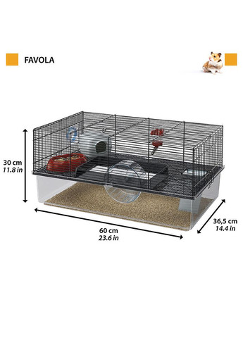 Клетка для хомяков и грызунов с глубоким поддоном Favola (Ферпласт Фавола) Ferplast (297512482)