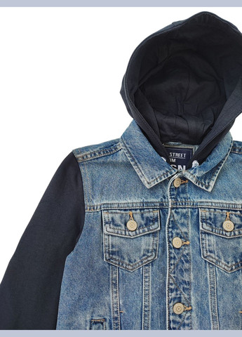 Синя демісезонна дитяча джинсова куртка для хлопчика 134 см синій (0671) C&A