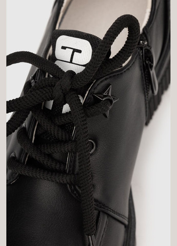 Черные туфли закрытые для девочки d245a черный (2000990690920d)(sc) shop (2000990690920) Stepln