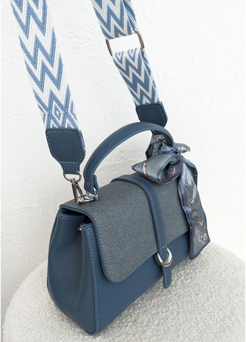 Модная женская сумка из экокожи с декором-платочком InFashion Сумка (360751147)