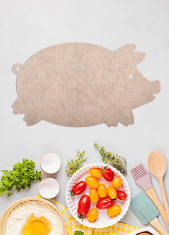 Сервірувальний набір із 3 підставок килимків під тарілки, гаряче ZERMATT Funny Pork (294836853)