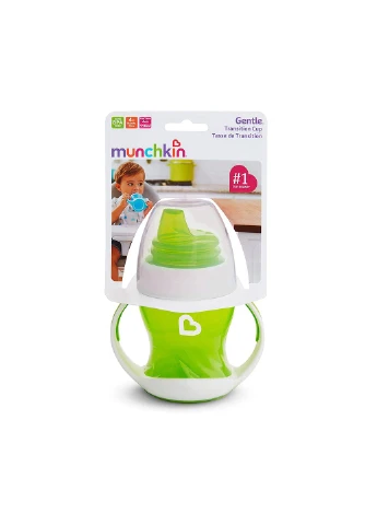 Поильник с мягким носиком "Gentle Transition", 118 мл, цвет салатовый (17129.03) Munchkin (391543558)