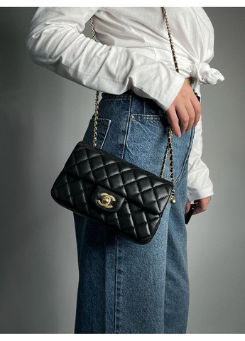Сумка жіноча Classic 1.55 Small Single Flap in Black No Brand (355342912)