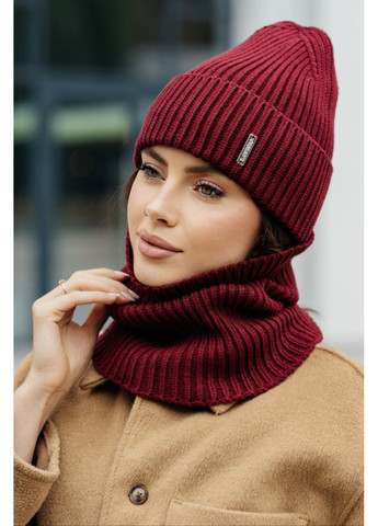 Шапка и бафф комплект женский No Brand (363319738)