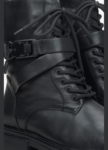 Черевики, колір чорний Estro (324030512)