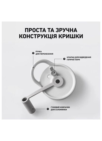 Бутылка для воды (CD1017-OW) BUYDEEM CD1017 500 мл Oats White (370017297)