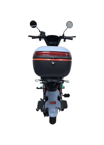 Велосипед з електромотором SPARK BOOST 14" 72V/1200W/25Ah сірий з бірюзовим Електромотор (396512082)