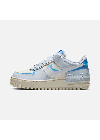 Женские Кроссовки W AF1 SHADOW Голубой Nike голубые демисезоны (367188629)