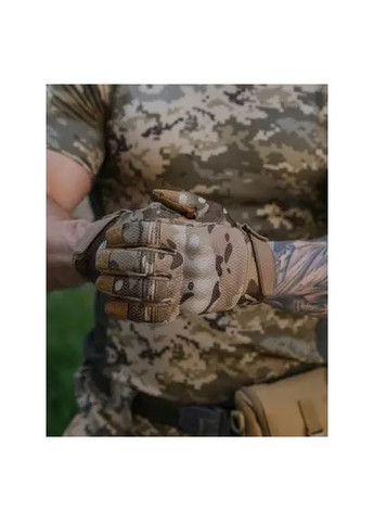 Перчатки тактические Microfiber мультикам Klost (361146104)