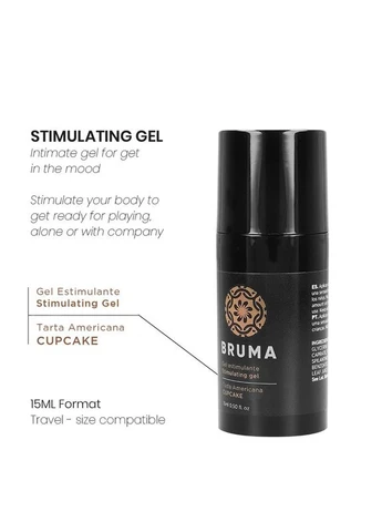 Гель для сексу із полуничними нотками Cupcake Flavor Intensifying Balm 15мл Bruma (402629162)