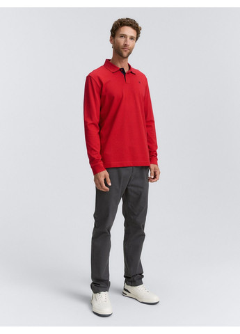 Лонгслів-поло Tom Tailor червоний