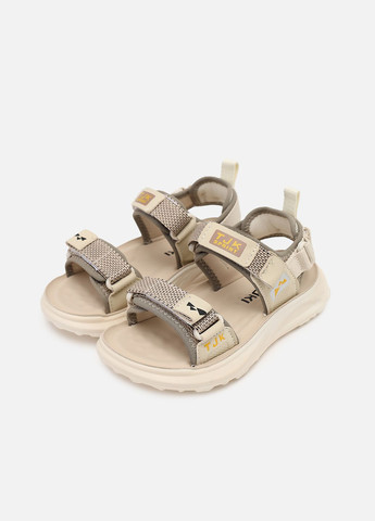 Босоніжки на пласкій підошві для хлопчика колір бежевий ЦБ-00266038 Yuki (328387623)