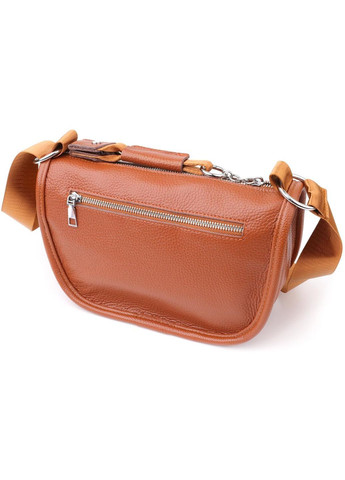 Сумка кросс-боди через плечо из натуральной кожи женская средняя Коричневый 40320 Vintage (361970390)