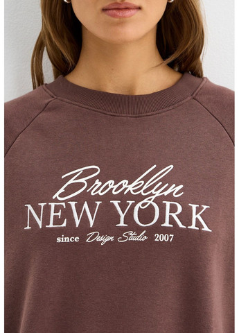 Коричневый свитшот Tom Tailor однотонный (366385466)