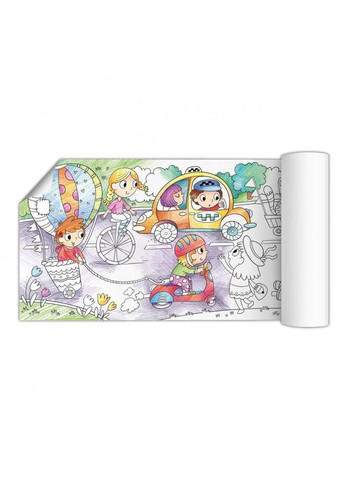 Розмальовка "Транспорт" DoDo 300326 розмір 70х16 см No Brand (339777303)