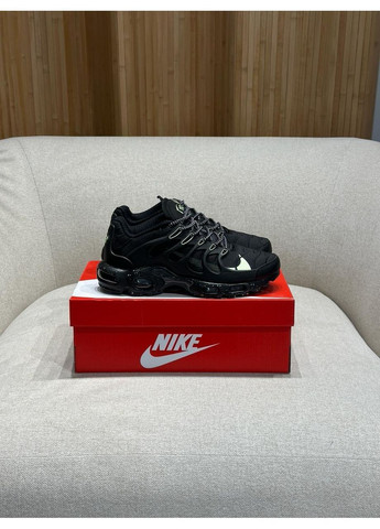 Чорні Осінні кросівки nike black/lime No Brand Air Max TN Terrascape Plus