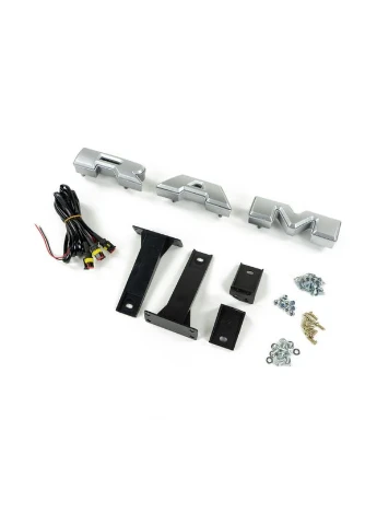 Решетка радиатора Dodge RAM (OFDSLEDWHTGL) No Brand (383357965)