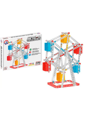 Металевий конструктор Оглядове колесо 470 деталей ТЕХНОК від 5 років в асортименті 7891 ТехноК Тех7891 (370650603)