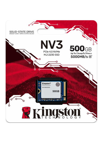 Накопитель SSD M.2 2230 500GB NV3 (SNV3SM3/500G) Kingston (351917042)