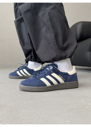 Цветные демисезонные кроссовки мужские adidas handball spezial indigo адидас специал индиго No Brand