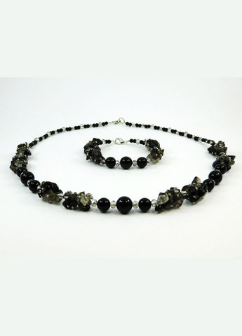 Эксклюзивное ожерелье "Чокофини" Агат, Топаз Fursa fashion (322315577)