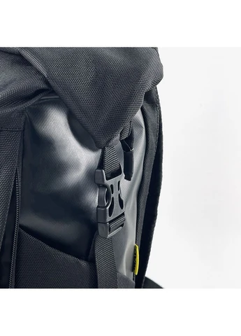 Міській рюкзак ролтоп з текстилю Piligrim Art принт Поцілунок Чорний (22958) Mad (394136115)