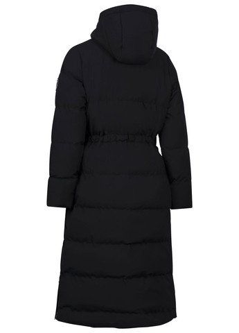 Чорна демісезонна куртка довга жіноча Trespass