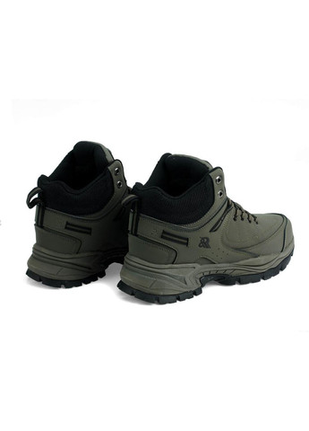 Зеленые зимние кроссовки 7244002 46 цвет оливковый Royyna