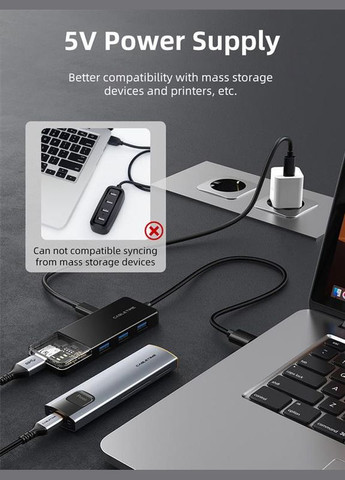 USB-хаб CB02B 4 ports CABLETIME (336958206)