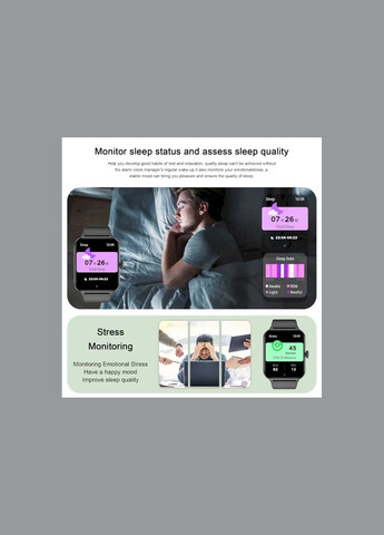 Cмарт часы Blackview R50, 1,85" с набором/ответом звонков, пульс/SPo2/монитором сна, +1 ремешок Smart Watch (334016542)