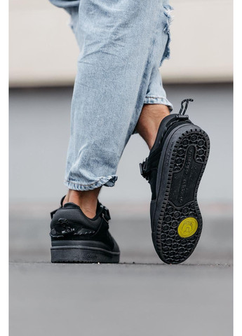 КРОСІВКИ ЖІНОЧІ ADIDAS FORUM X BAD BUNNY BLACK АДІДАС ФОРУМ БЕД БАННІ No Brand чорні демісезони (367175890)