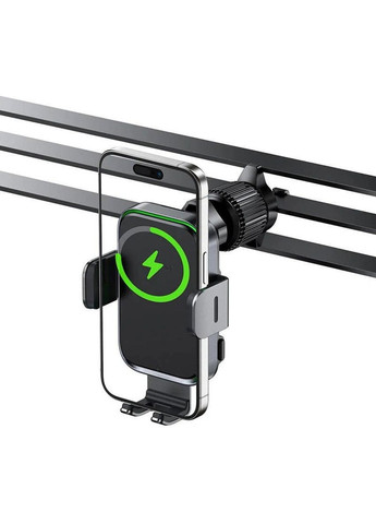Держатель для мобильного с БЗП D17 car wireless charging holder Black Acefast (304254401)