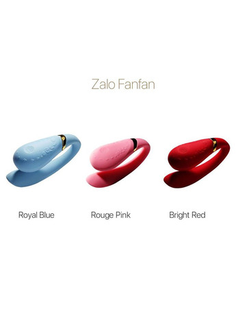 Смартвібратор для пар Fanfan Bright Red Zalo (371389764)