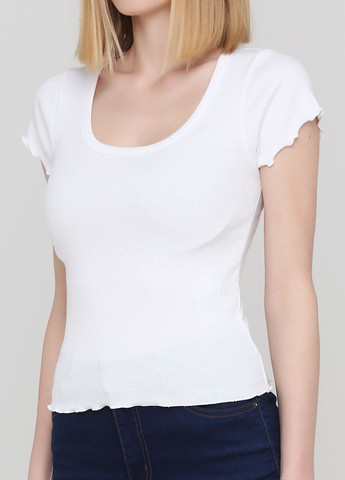Белая летняя белая футболка - женская футболка af8029w Abercrombie & Fitch