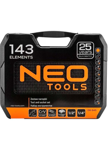 Набор инструментов 143 шт. (08-945) Neo Tools (322913639)