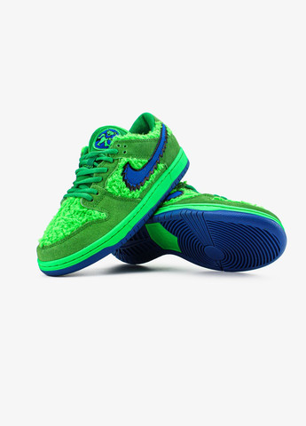 Кросівки жіночі і чоловічі Nike SB Dunk Low x Grateful Dead Bears green| Найк СБ Данк низькі зелені No Brand зелені всесезони (313653569)
