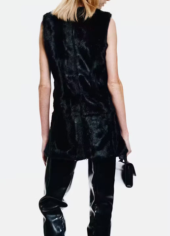 Чорна сукня H&M однотонна