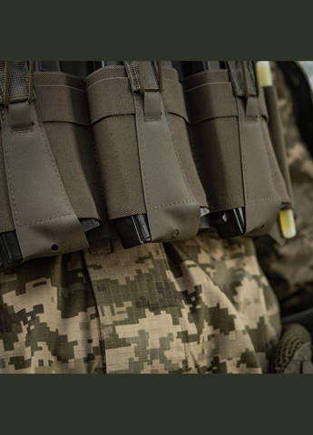 Передняя панель для плитоноски Cuirass QRS на три магазина Ranger Green M-TAC (303261512)