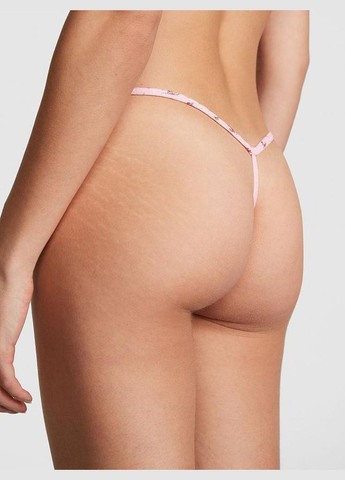 Трусики стринги жіночі V-Thong Рожеві Victoria's Secret (322020512)