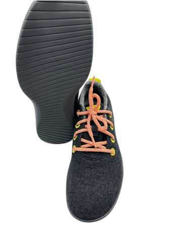 Серые мужские кроссовки allbirds wool runner scarlet tanager, размер 41/42 стелька 26.5 темно Ryka