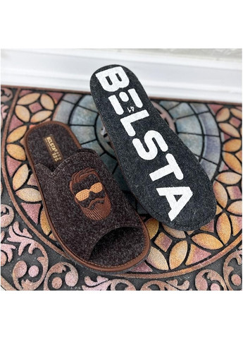 Коричневые чоловiчi кiмнатнi тапочки vs-002202-3 коричневi No Brand