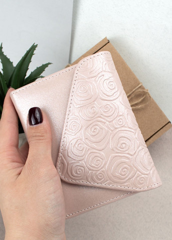 Подарочный женский набор №90: кошелек Sabrina + обложка на паспорт (розовые цветы) HandyCover (282847992)