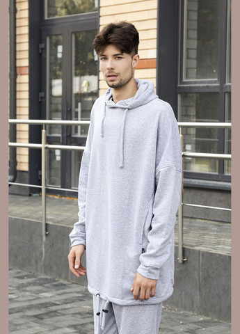 Худі чоловіче oversize "Stroper" сіре Intruder (316660470)