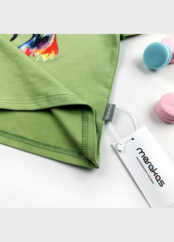 Салатова літня футболка Marakas