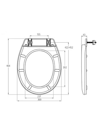 Сидіння для унітазу СУ4 SoloPlast (299998943)