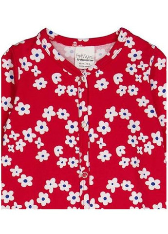 Детский человечек для новорожденных девочек Красный (25111237) Green Cotton (369148655)