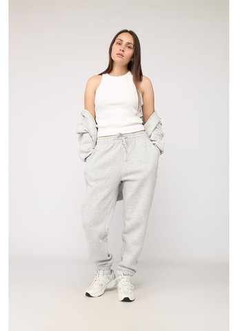 Штаны спортивные женские цвет светло-серый CB-00283120 Yuki (366421873)