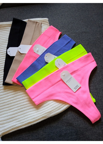 Яскраві трусики в рубчик Dyana стрінги (369571851)