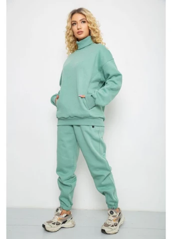 Спортивный костюм женский на флисе, цвет оливковый, 102R7723 Ager (386610257)